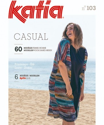 Boek tijdschrift patroon breien haken dames lente zomer katia 6165fr nl
