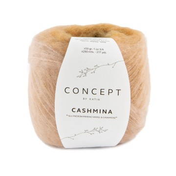Wol garens cashmina breien merino polyamide cashmere koraal oker kaki herfst winter katia 302 fhd
