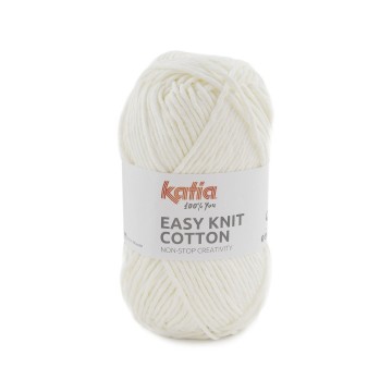 Wol garens easyknitcotton breien katoen ecru lente zomer katia 3 fhd