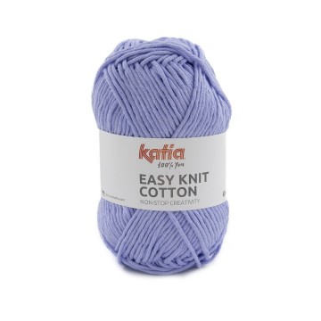 Wol garens easyknitcotton breien katoen hemelsblauw lente zomer katia 20 fhd