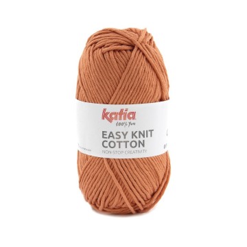 Wol garens easyknitcotton breien katoen licht oranje lente zomer katia 16 fhd