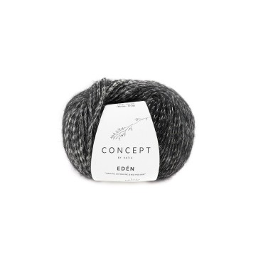 Wol garens eden breien merino extrafine viscose mohair alpaca superfine polyamide wit zwart herfst winter katia 103 fhd