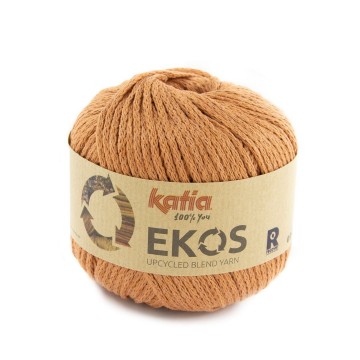 Wol garens ekos breien gerecycled katoen gerecycled polyester uit plastic flessen overige vezels parelmoerkoper lente zomer katia 113 fhd