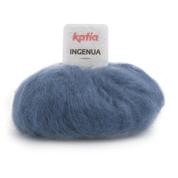 Wol garens ingenua breien mohair polyamide merino blauw herfst winter katia 38 fhd