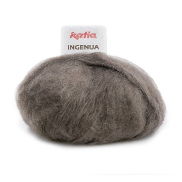 Wol garens ingenua breien mohair polyamide merino bruin herfst winter katia 43 fhd
