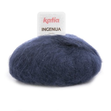 Wol garens ingenua breien mohair polyamide merino donker blauw herfst winter katia 5 fhd