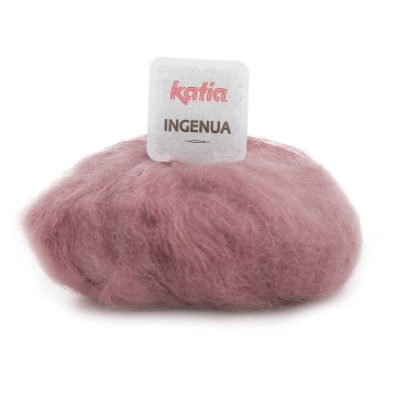 Wol garens ingenua breien mohair polyamide merino donker bleekrood herfst winter katia 59 fhd 0