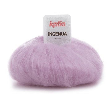 Wol garens ingenua breien mohair polyamide merino medium paars herfst winter katia 28 fhd