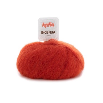 Wol garens ingenua breien mohair polyamide merino roestbruin herfst winter katia 72 fhd