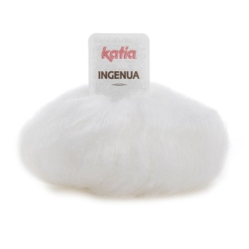 Wol garens ingenua breien mohair polyamide merino wit herfst winter katia 1 fhd