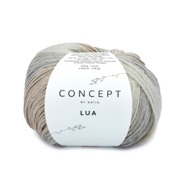 Wol garens lua breien katoen viscose linnen polyamide beige lente zomer katia 105 fhd