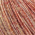 Wol garens lumi breien merino superwash polyamide oker bruin rood herfst winter katia 251 rc