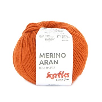 Wol garens merinoaran breien merino superwash acryl intens oranje herfst winter katia 101 fhd