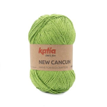 Wol garens newcancun breien acryl katoen pistache lente zomer katia 103 fhd