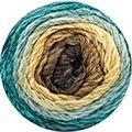 Wol garens polynesiagradient breien katoen linnen viscose groen blauw pastel geel bruin lente zomer katia 304 rc