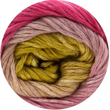 Wol garens puredegrade breien katoen pima oker fuchsia bleekrood lente zomer katia 205 rc