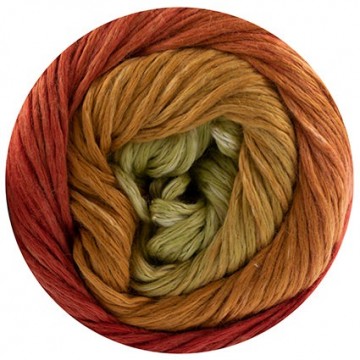 Wol garens puredegrade breien katoen pima roodoranje oranje pistache lente zomer katia 204 rc