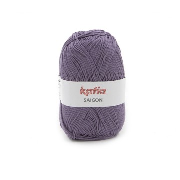 Wol garens saigon breien acryl donker paars lente zomer katia 45 fhd