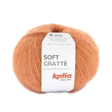 Wol garens softgratte breien acryl polyamide licht zalmroze herfst winter katia 90 fhd