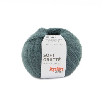 Wol garens softgratte breien acryl polyamide mintturquoise herfst winter katia 86 fhd