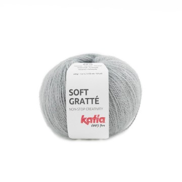 Wol garens softgratte breien acryl polyamide parelmoer lichtgrijs herfst winter katia 64 fhd