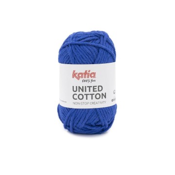 Wol garens unitedcotton breien katoen blauw lente zomer katia 6 fhd