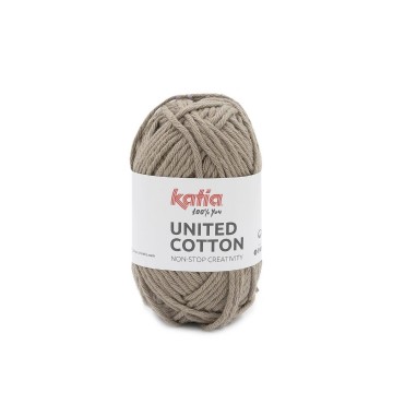 Wol garens unitedcotton breien katoen bleekbruin lente zomer katia 11 fhd