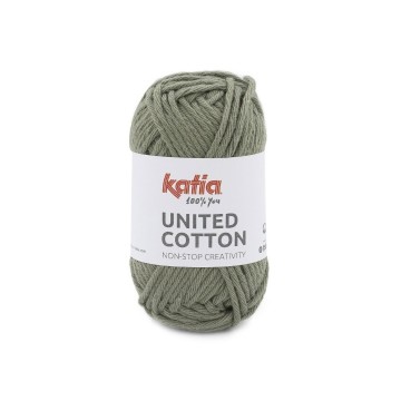 Wol garens unitedcotton breien katoen kaki lente zomer katia 20 fhd