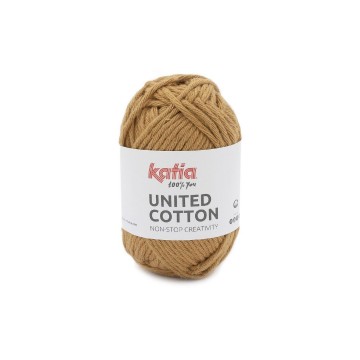 Wol garens unitedcotton breien katoen koperbruin lente zomer katia 30 fhd