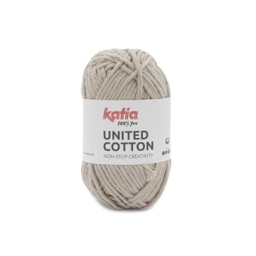 Wol garens unitedcotton breien katoen steengrijs lente zomer katia 13 fhd