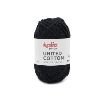 Wol garens unitedcotton breien katoen zwart lente zomer katia 2 fhd