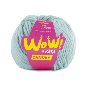 Wol garens wowchunky breien acryl wol alpaca waterblauw herfst winter katia 58 fhd