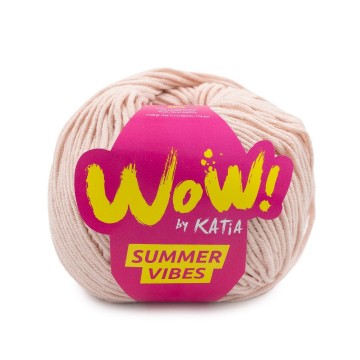Wol garens wowsummervibes breien katoen acryl kauwgom roze lente zomer katia 87 fhd