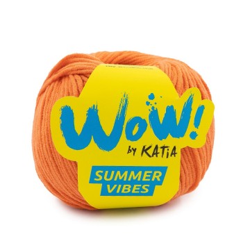 Wol garens wowsummervibes breien katoen acryl neon oranje lente zomer katia 93 fhd